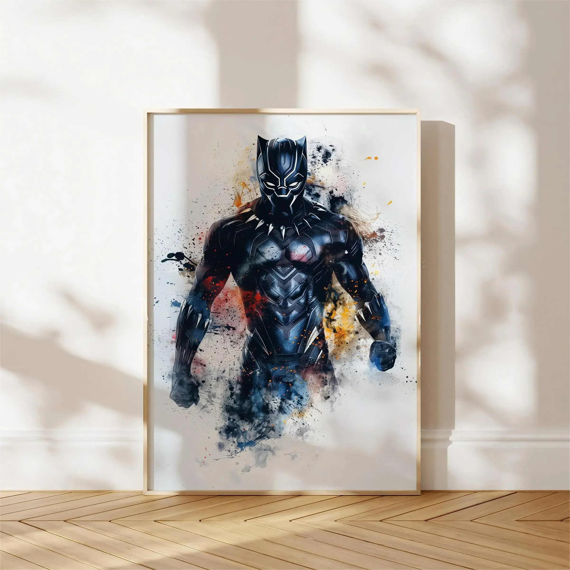 Plakat superbohaterowie Marvel - akwarelowa grafika Wzór 5
