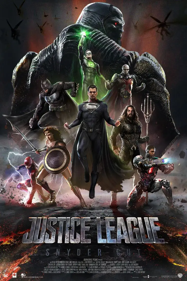 Superman i Batman - plakat Liga Sprawiedliwości DC Zielony