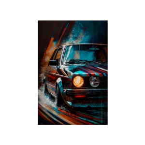 Plakat supersamochód graffiti abstrakcja Wzór 1