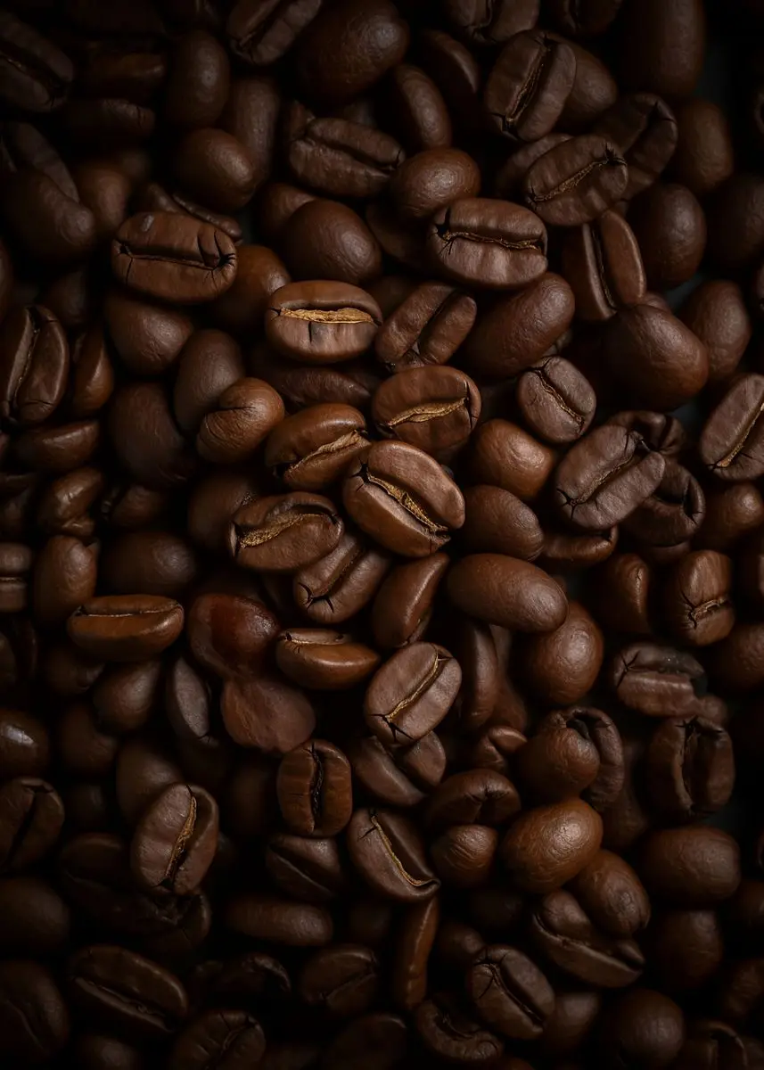 Plakat świeże owoce i kawa latte do kuchni Fioletowy/фиолетовый