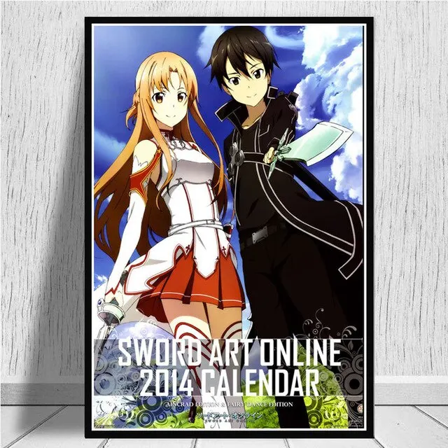 Plakat Sword Art Online - Kirito i Asuna Wzór 4