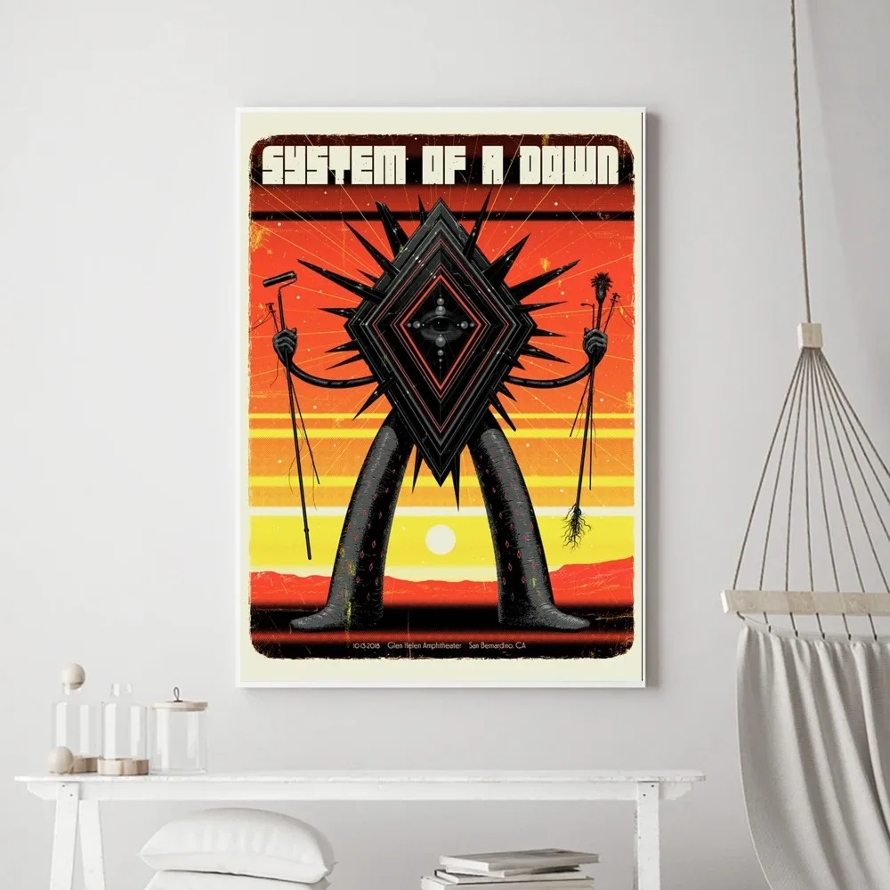 Plakat System of a Down Wzór 9