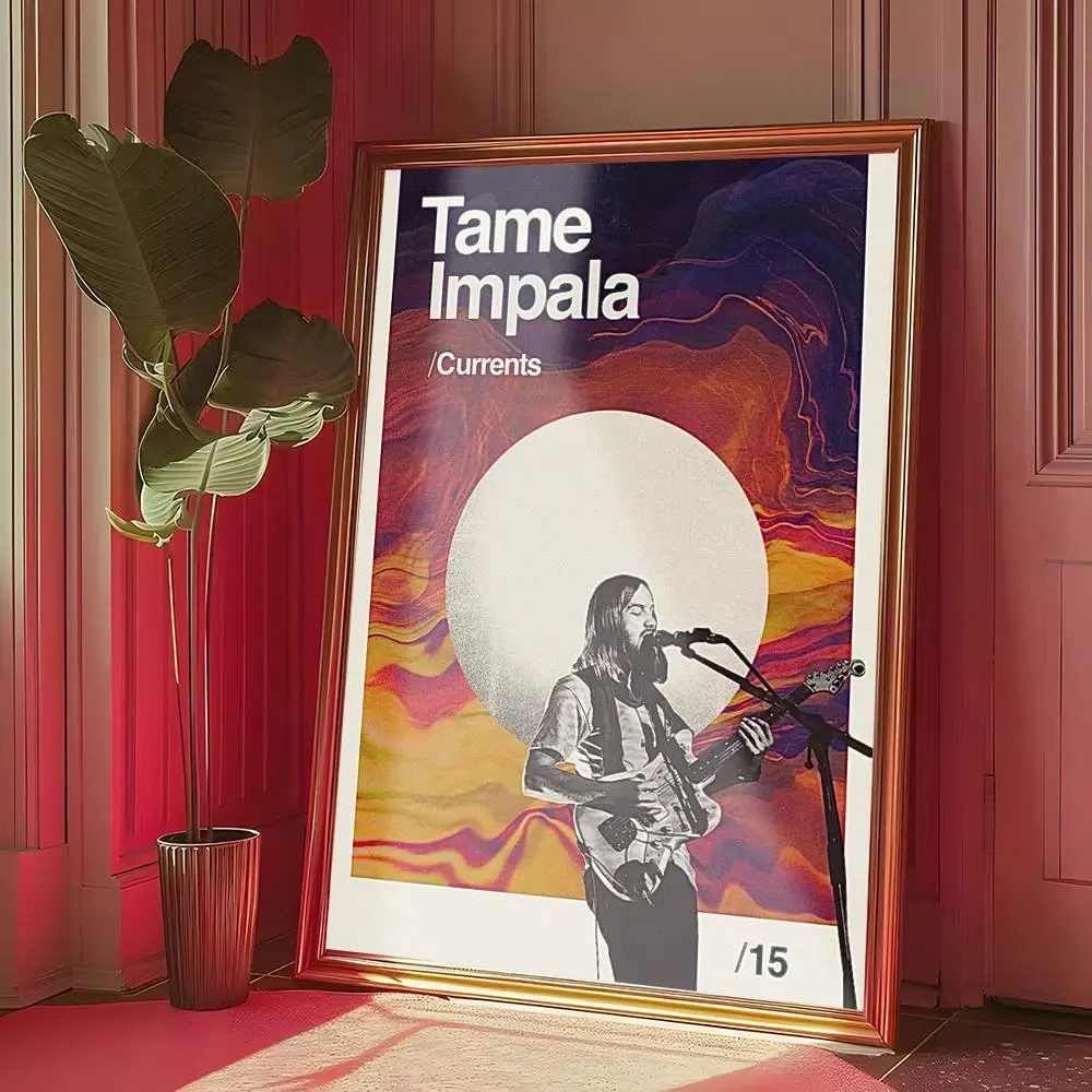 Plakat Tame Impala Currents Czarny2