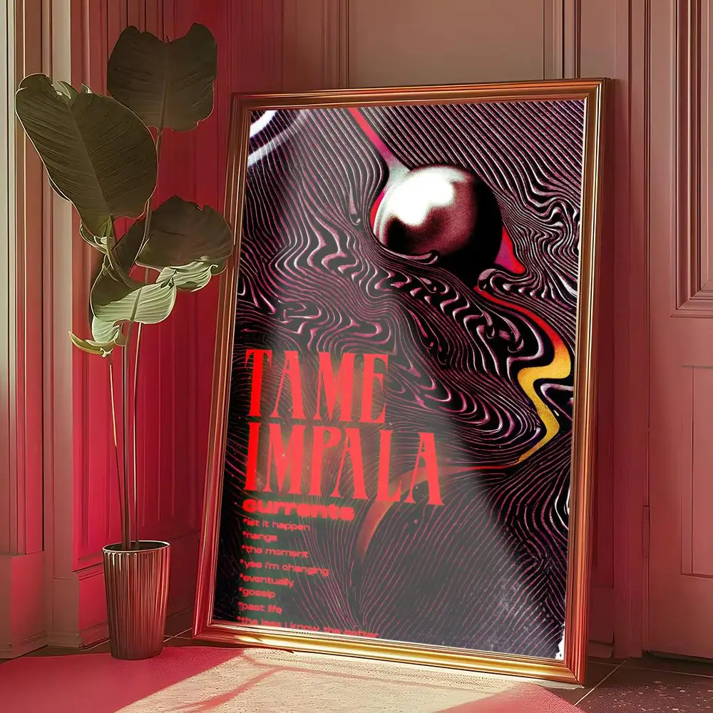 Plakat Tame Impala Currents Czarny3