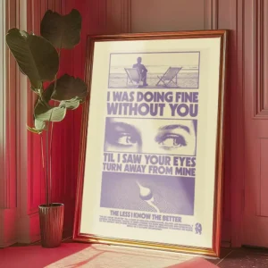 Plakat Tame Impala Currents Czarny6
