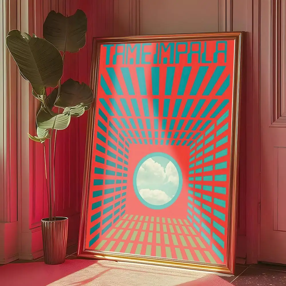 Plakat Tame Impala Currents Czarny7