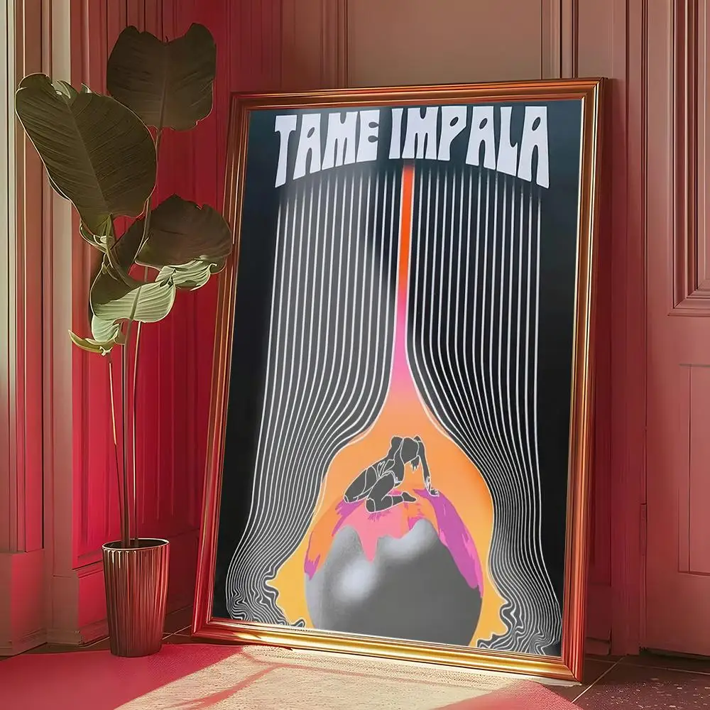 Plakat Tame Impala Currents Czarny8