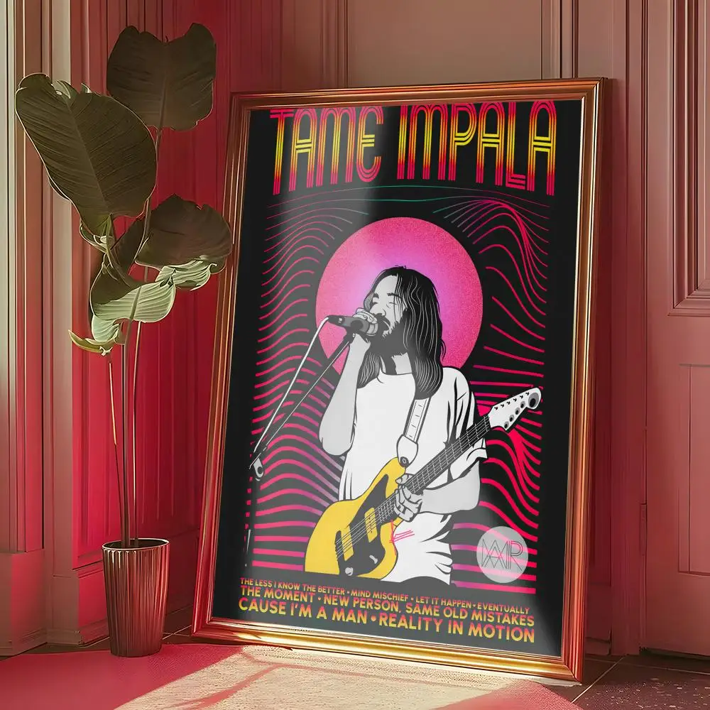 Plakat Tame Impala Currents Czarny9