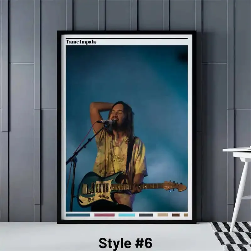 Tame Impala – plakat muzyczny Wzór 1