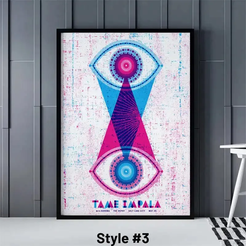 Tame Impala – plakat muzyczny Wzór 8
