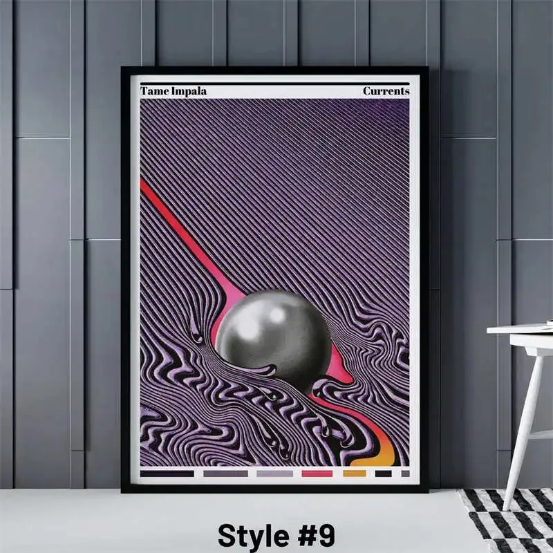 Tame Impala – plakat muzyczny Wzór 9