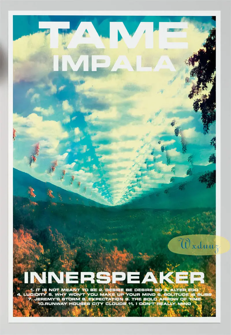 Plakat Tame Impala - muzyczny plakat retro Wzór 4