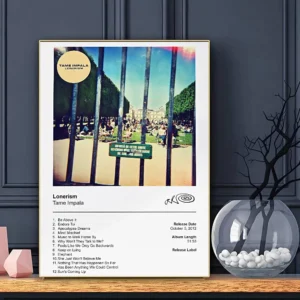 Plakat Tame Impala - okładka Szary