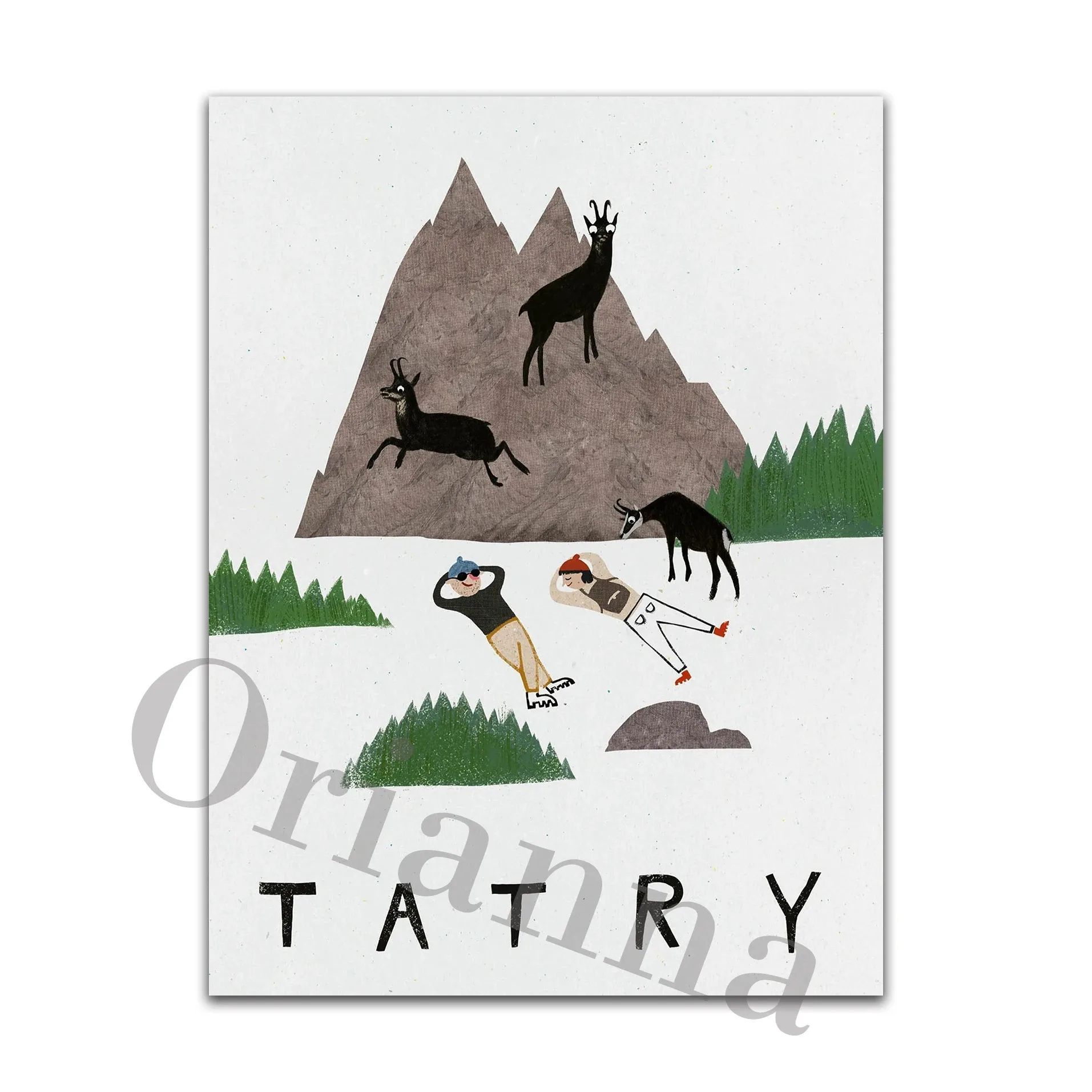 Plakat Tatry Zakopane Morskie Oko Czarny