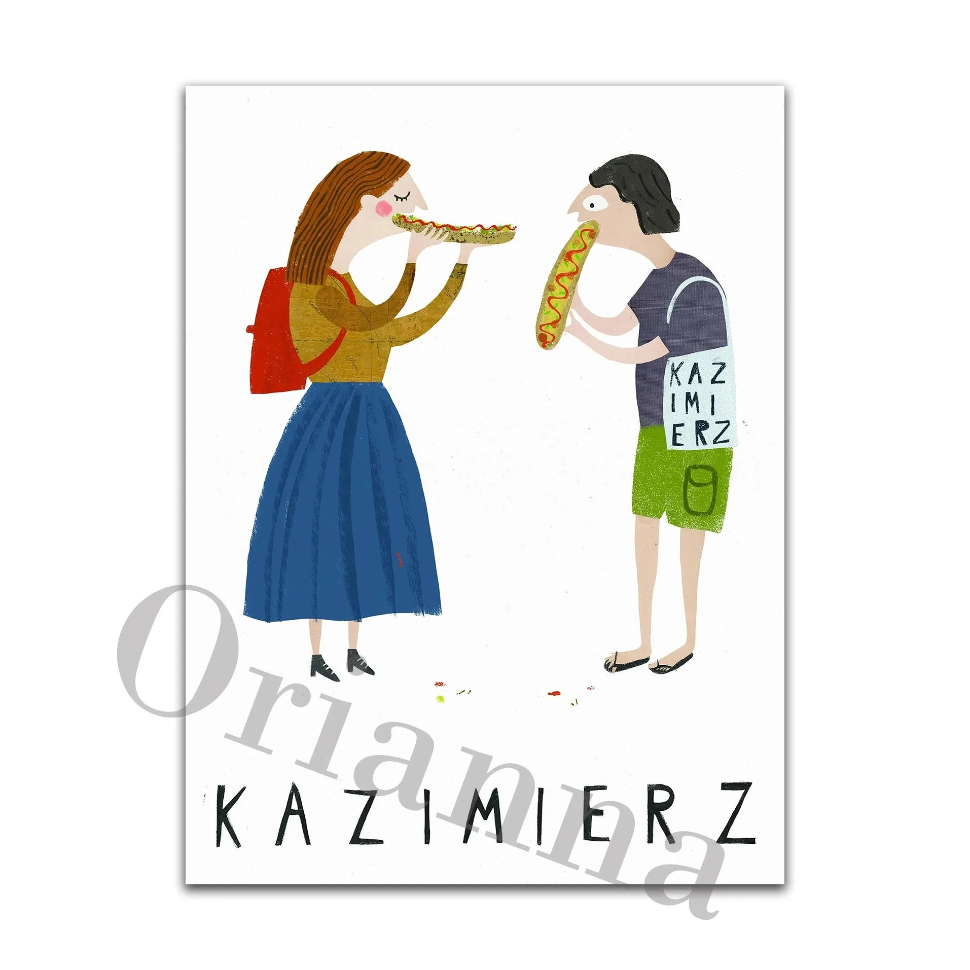 Plakat Tatry Zakopane Morskie Oko Jasnożółty