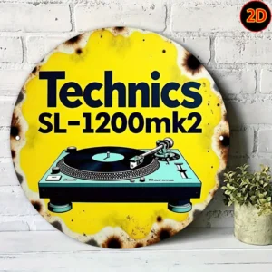 Tablica retro Technics SL-1200 Uniwersalny