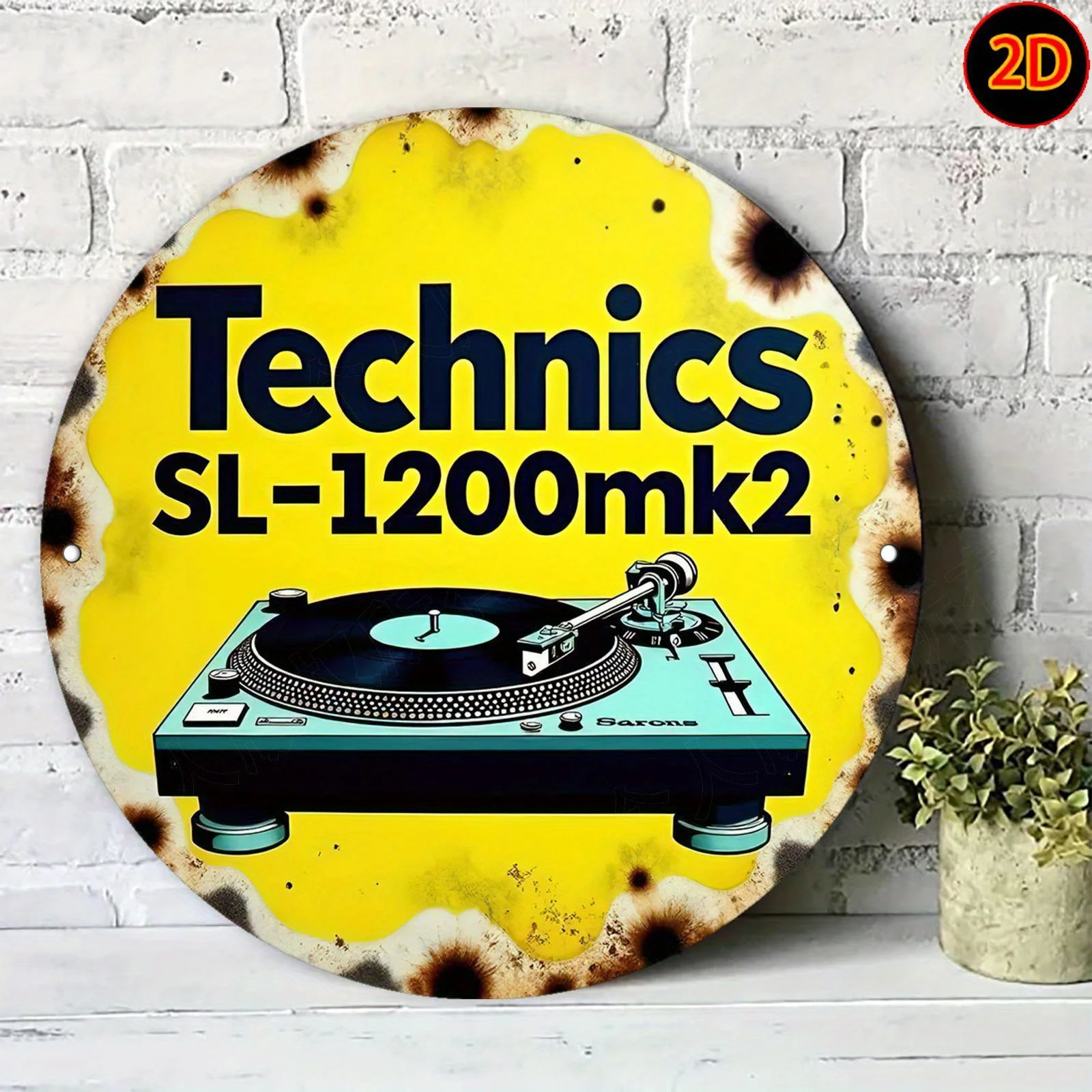 Tablica retro Technics SL-1200 Uniwersalny