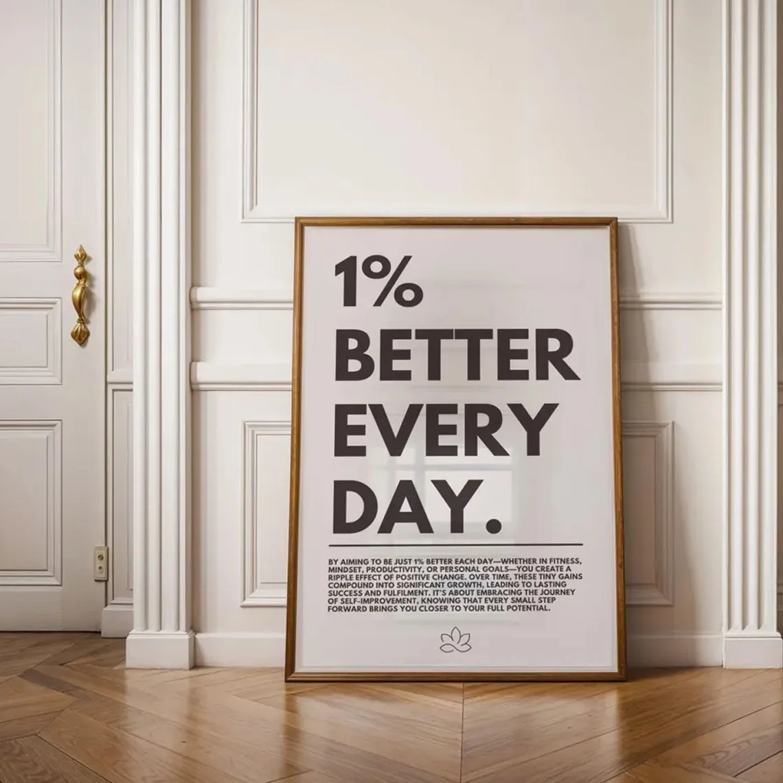 Plakat tekstowy różowo-biały vintage Fioletowy