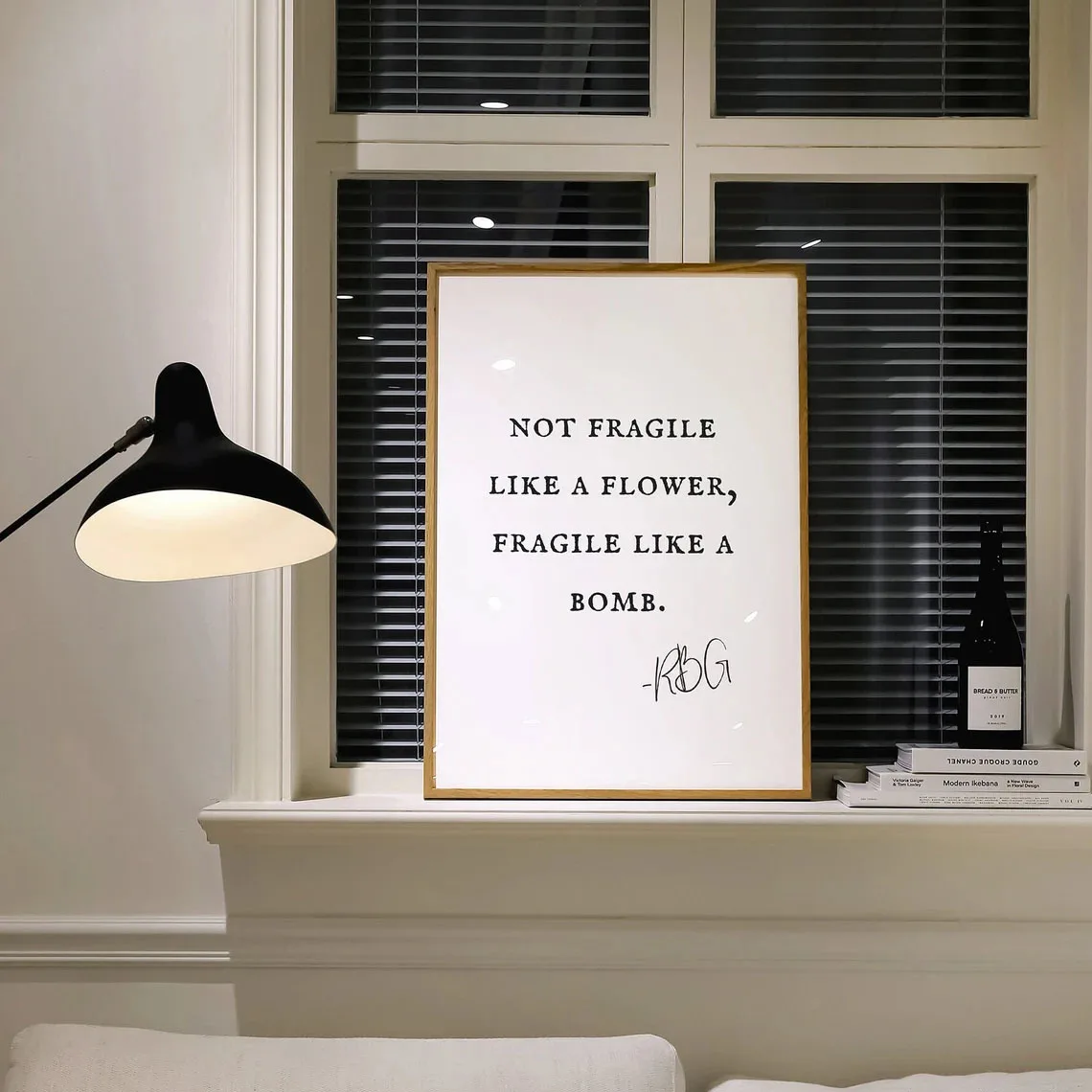 Plakat tekstowy różowo-biały vintage Jasnozielony