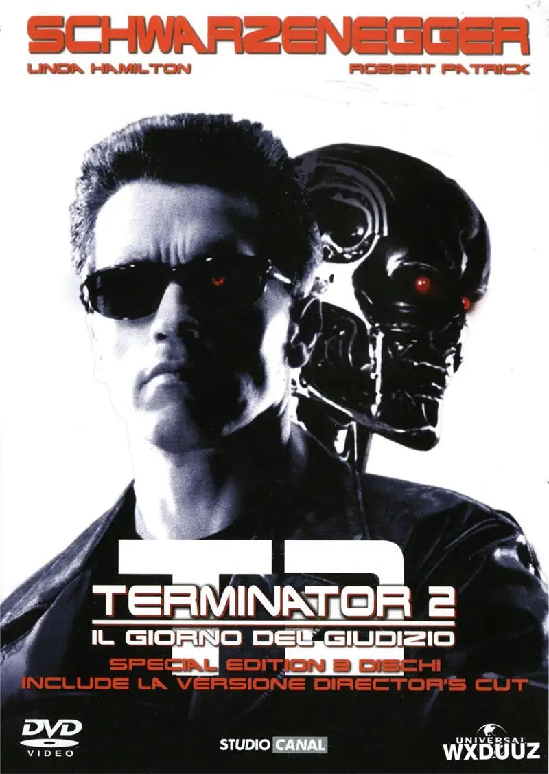Plakat Terminator - kultowe kino lat 80. Jasnoszary