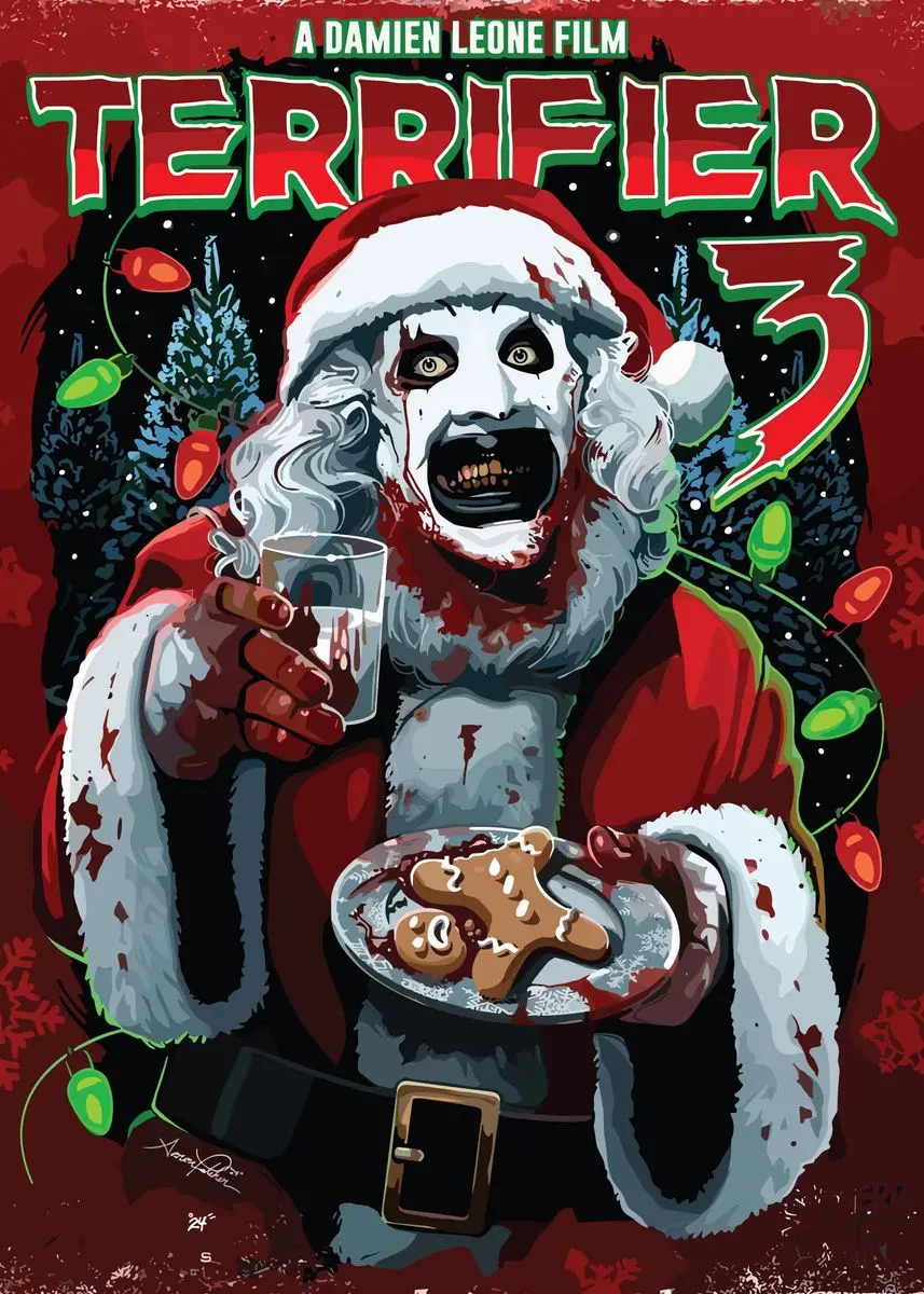 Plakat z horroru Terrifier Wzór 1