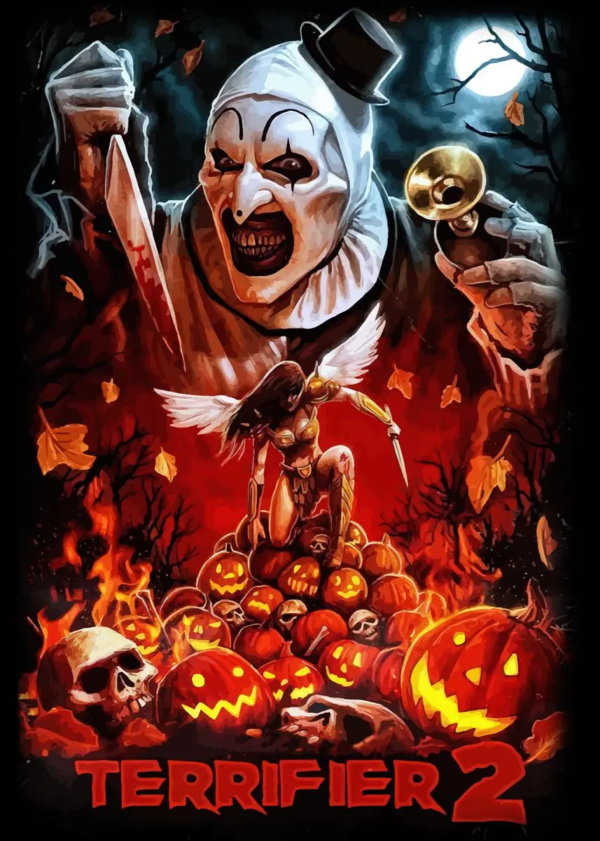 Plakat z horroru Terrifier Wzór 2