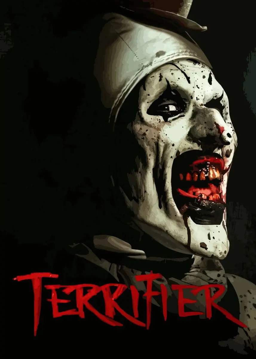Plakat z horroru Terrifier Wzór 3