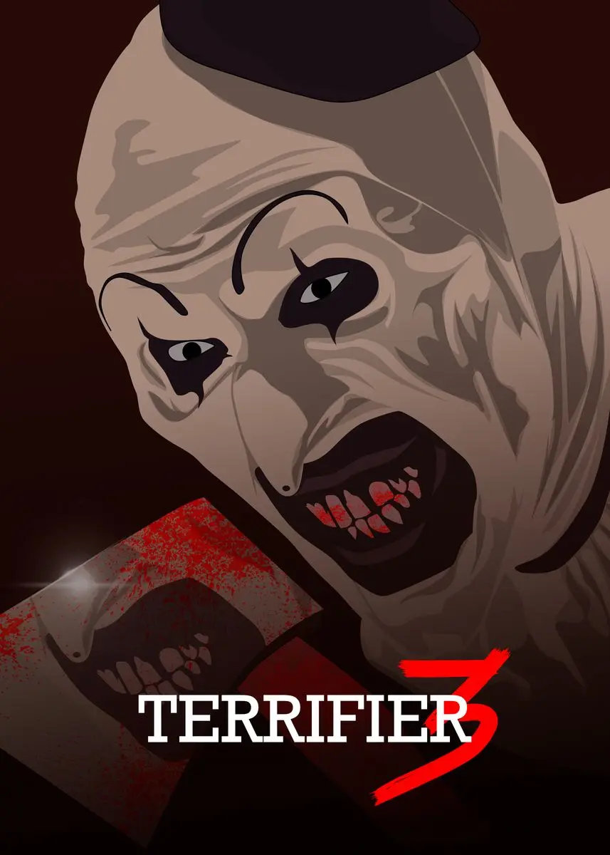 Plakat z horroru Terrifier Wzór 4