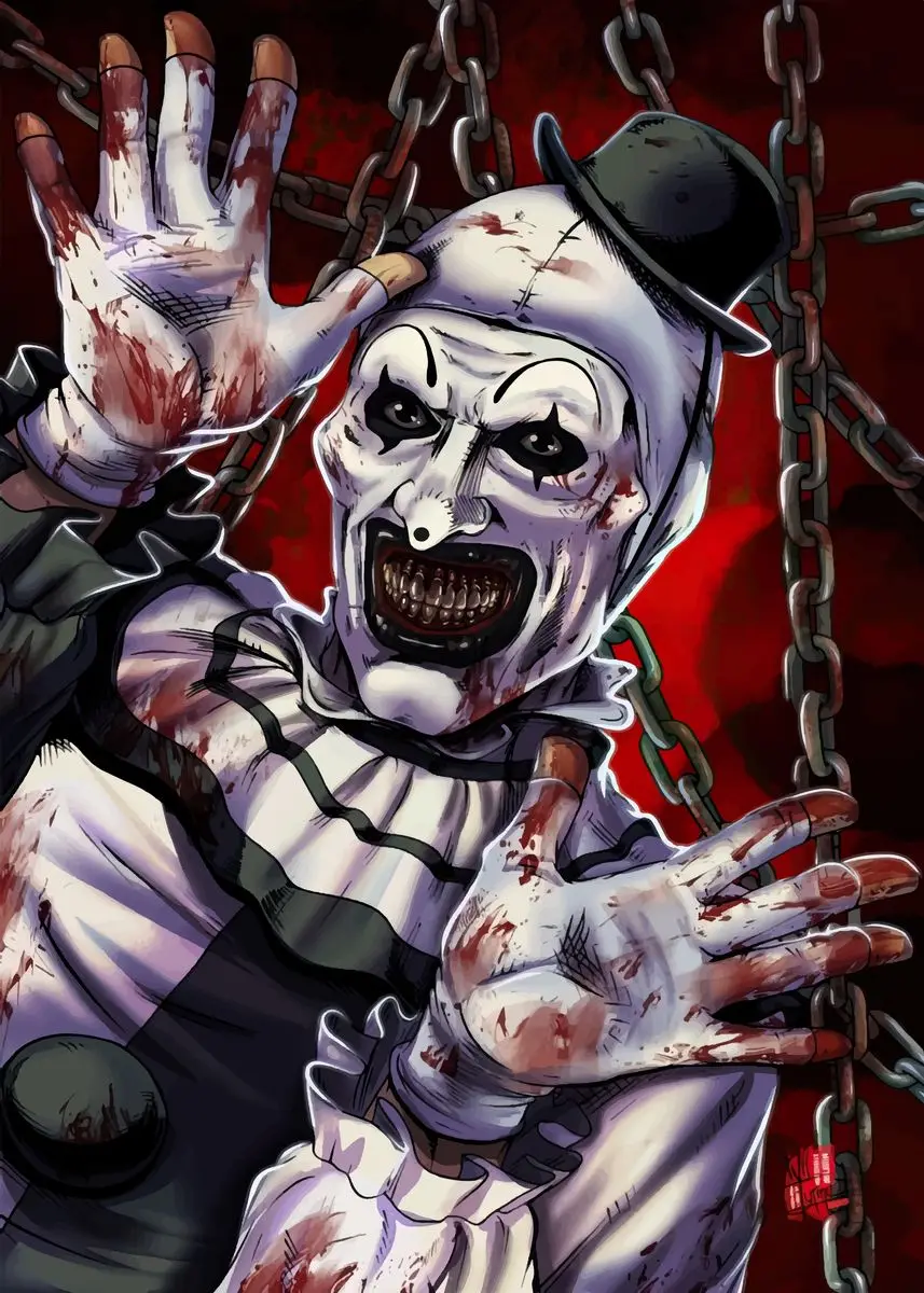 Plakat z horroru Terrifier Wzór 5