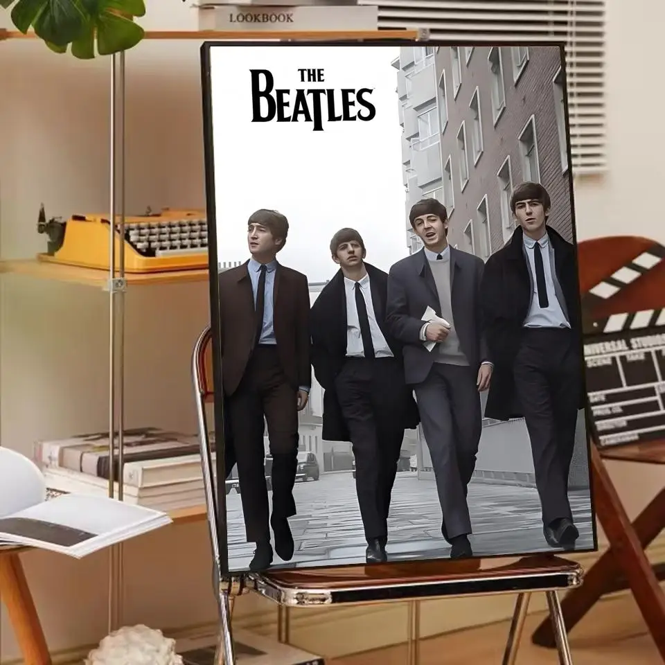 Plakat The Beatles - klasyka Niebieski