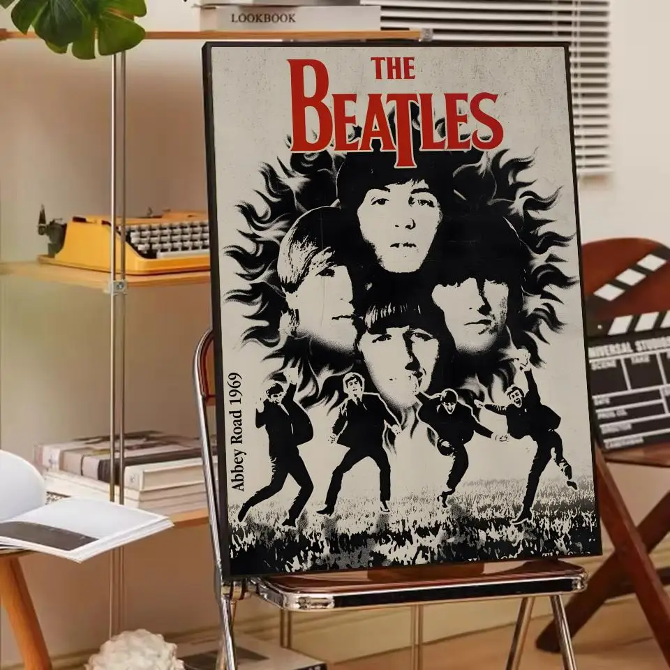 Plakat The Beatles - klasyka Zielony