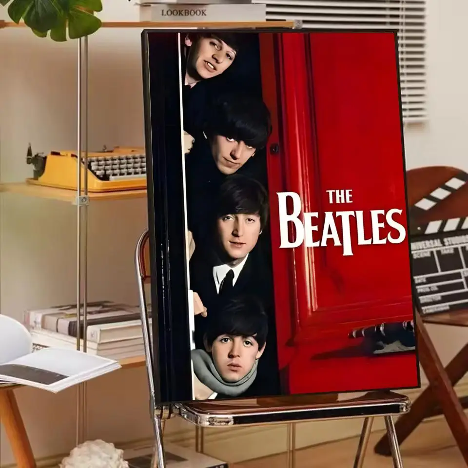 Plakat The Beatles - klasyka Złoto