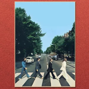 The Beatles - plakat vintage na płótnie Wzór 1