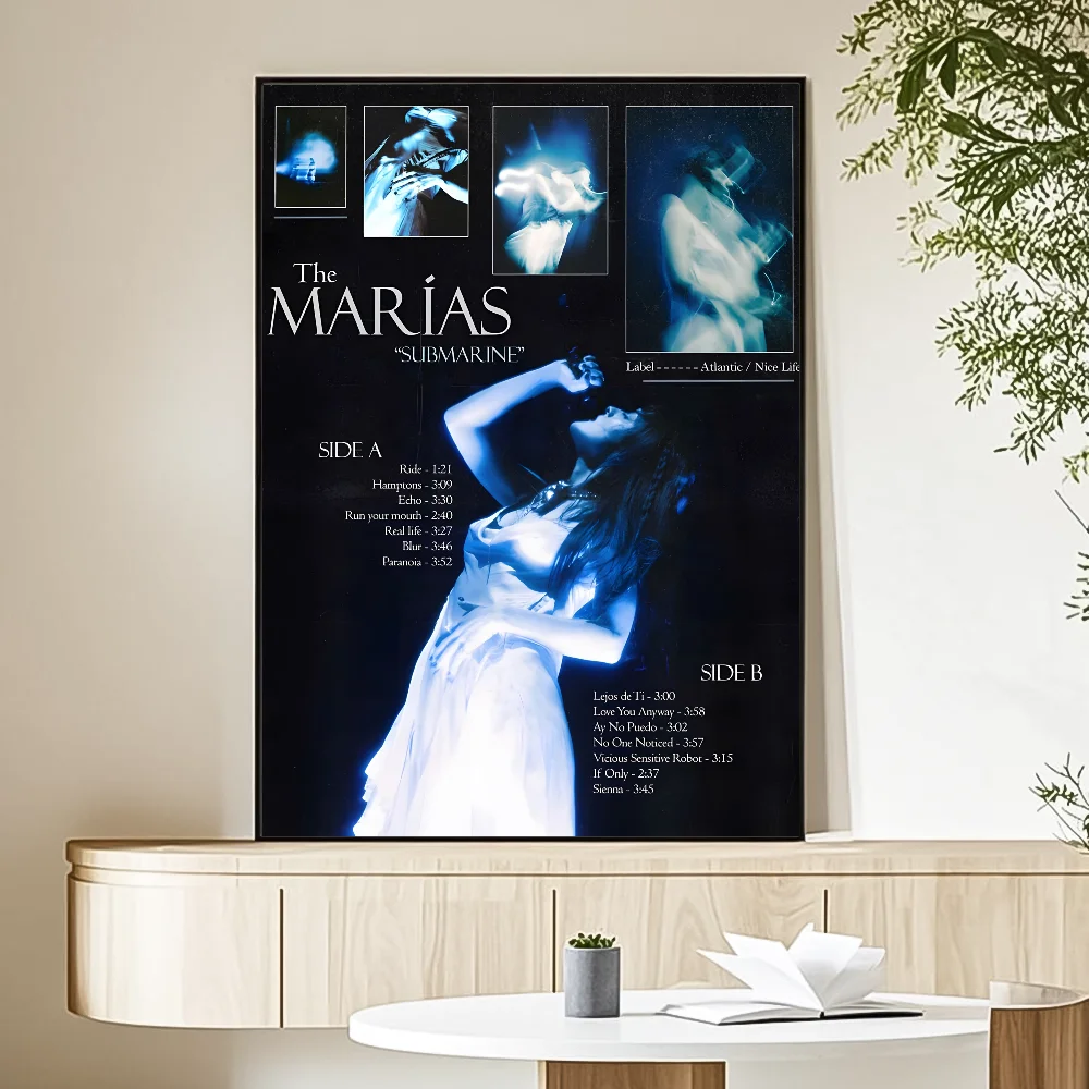 Plakat zespołu The Marias album Submarine Wzór 6