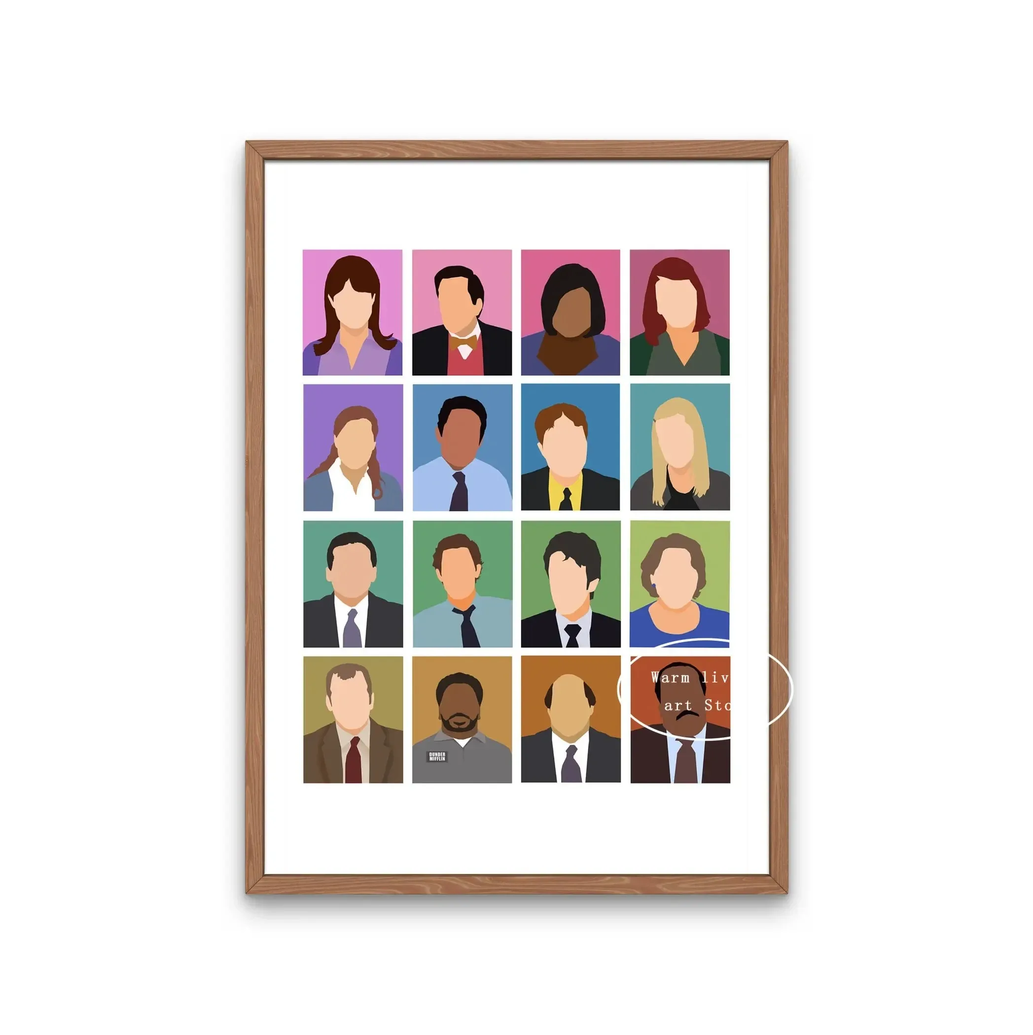 Plakat The Office Cytaty na Płótnie Wzór 4