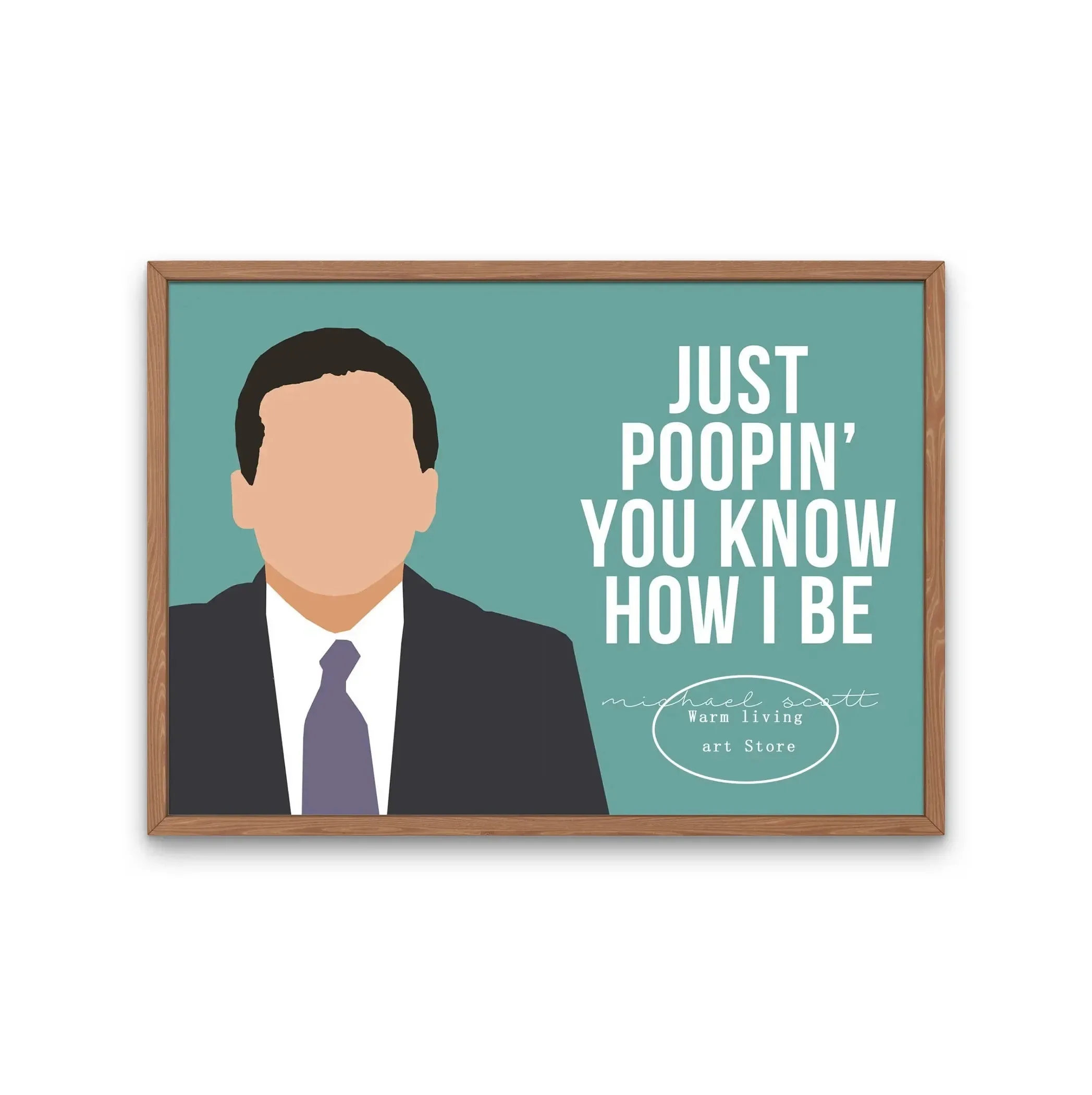 Plakat The Office Cytaty na Płótnie Wzór 5