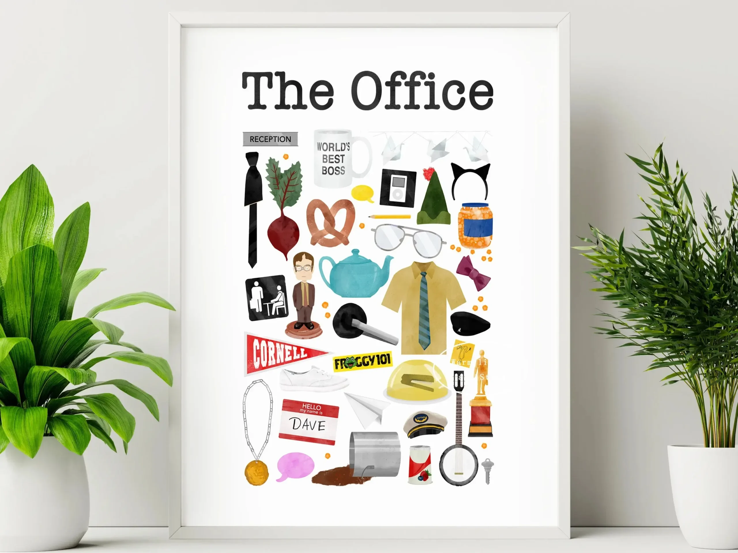 Plakat The Office Cytaty na Płótnie Wzór 8
