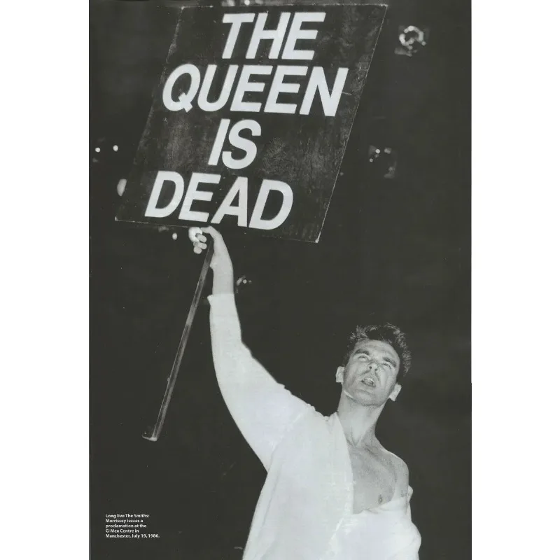 Plakat The Smiths - The Queen Is Dead lista utworów Wzór 2
