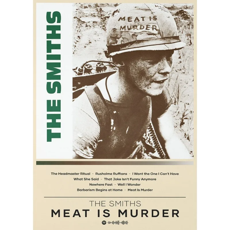 Plakat The Smiths - The Queen Is Dead lista utworów Wzór 7