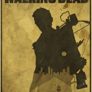Plakat The Walking Dead - Rick i Daryl Wzór 1