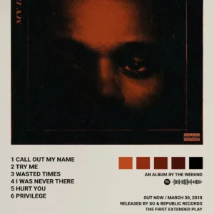 Plakat The Weeknd - album muzyczny Wzór 1
