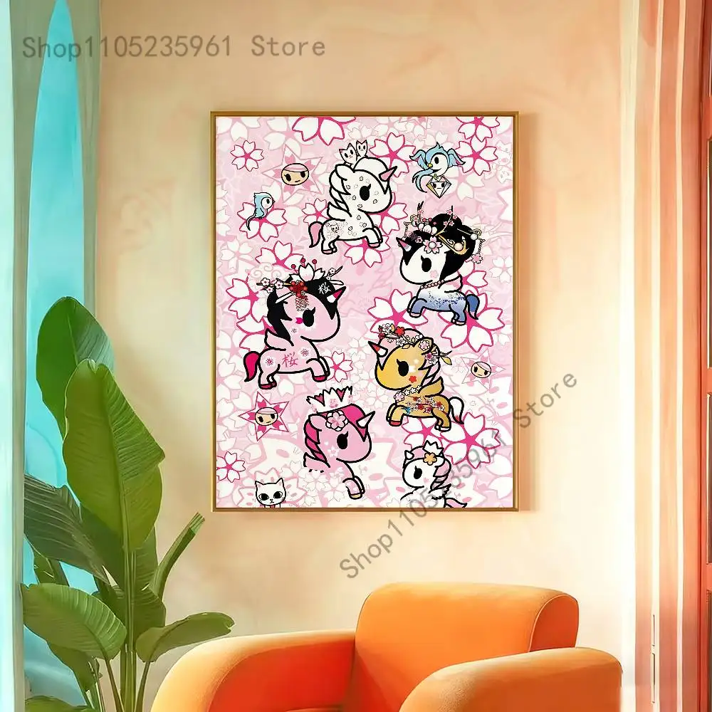 Tokidoki Girl - plakat estetyczny Wzór 3