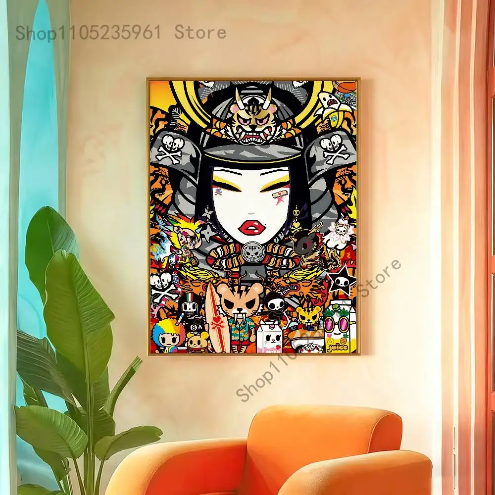 Tokidoki Girl - plakat estetyczny Wzór 5