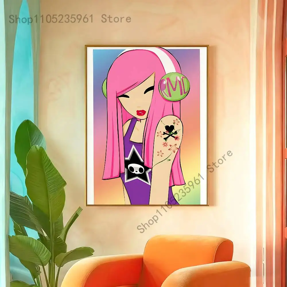Tokidoki Girl - plakat estetyczny Wzór 7