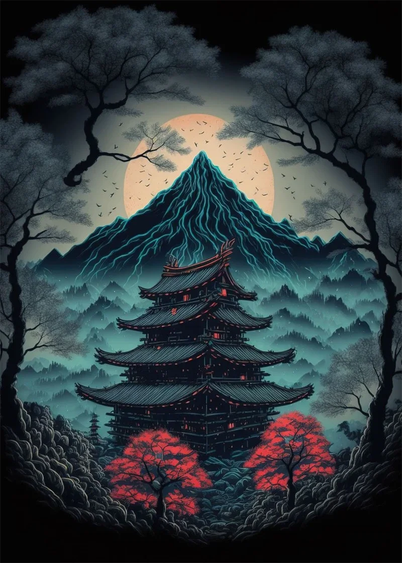 Tokio neon - plakat miejski pop Kolba