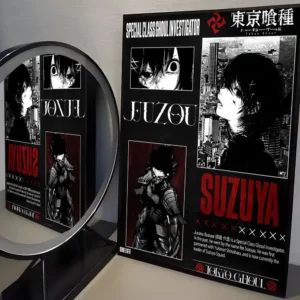 Plakat Tokyo Ghoul - grafika anime na płótnie Black1