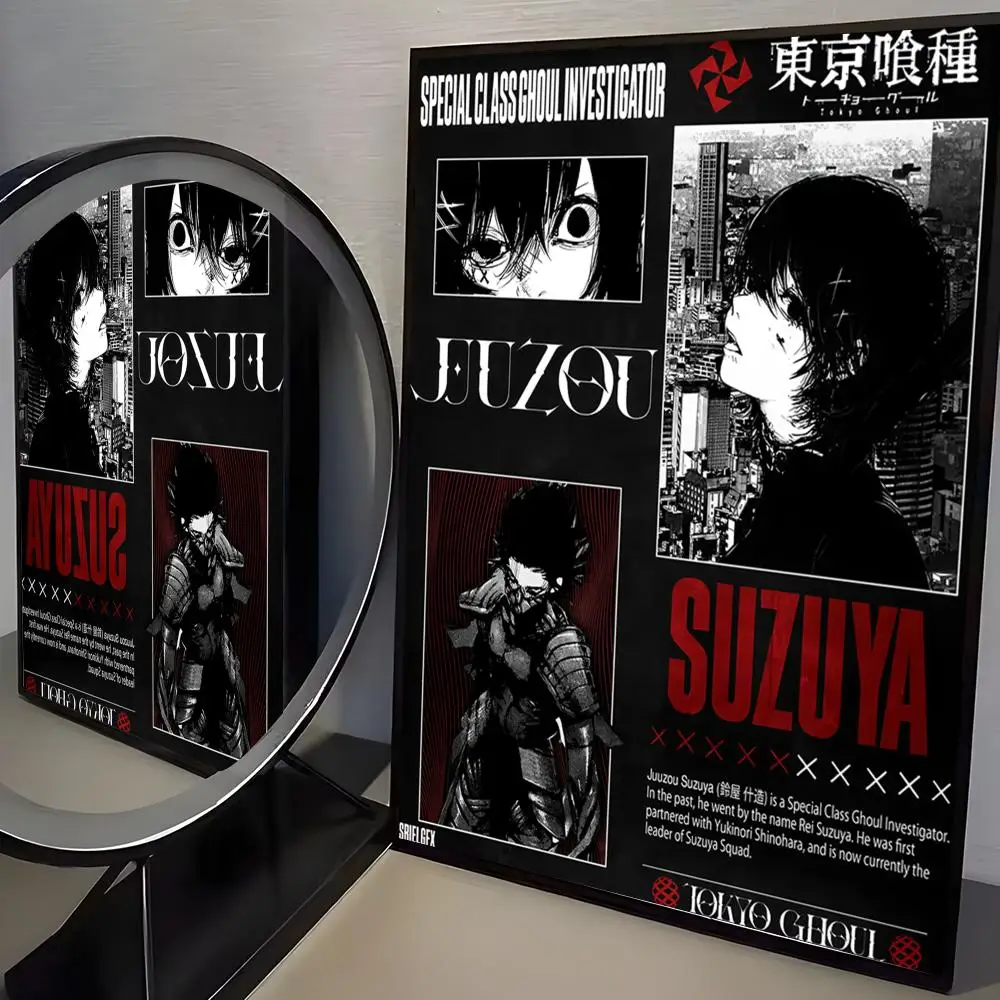 Plakat Tokyo Ghoul - grafika anime na płótnie Black1