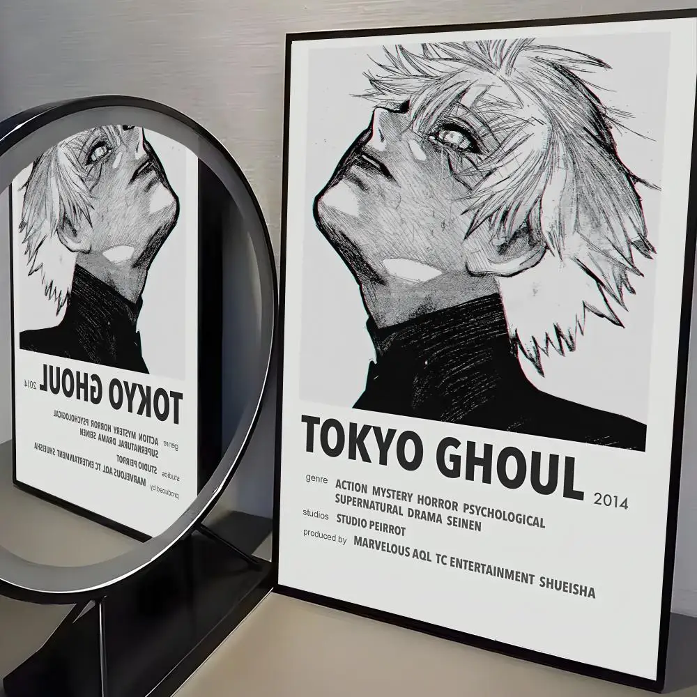 Plakat Tokyo Ghoul – grafika anime na płótnie Black12