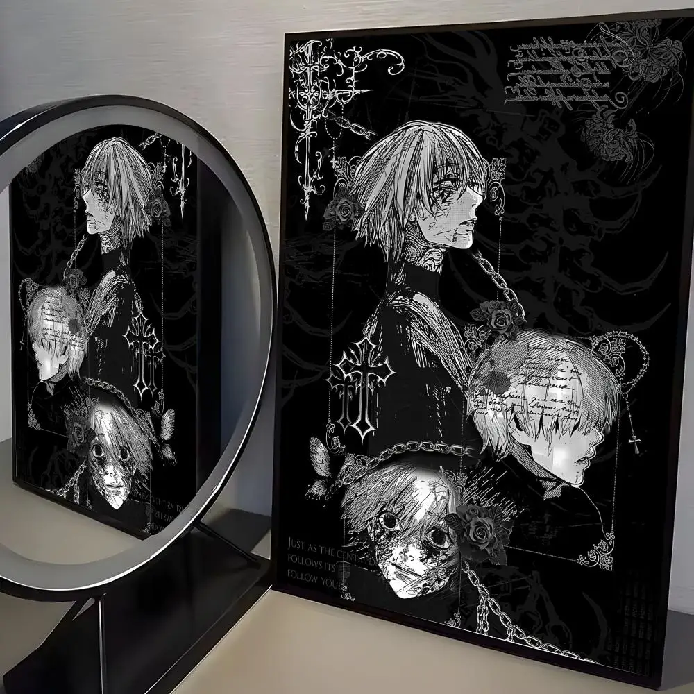 Plakat Tokyo Ghoul - grafika anime na płótnie Black3