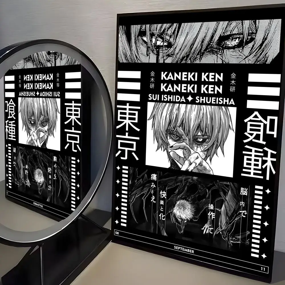 Plakat Tokyo Ghoul - grafika anime na płótnie Black5